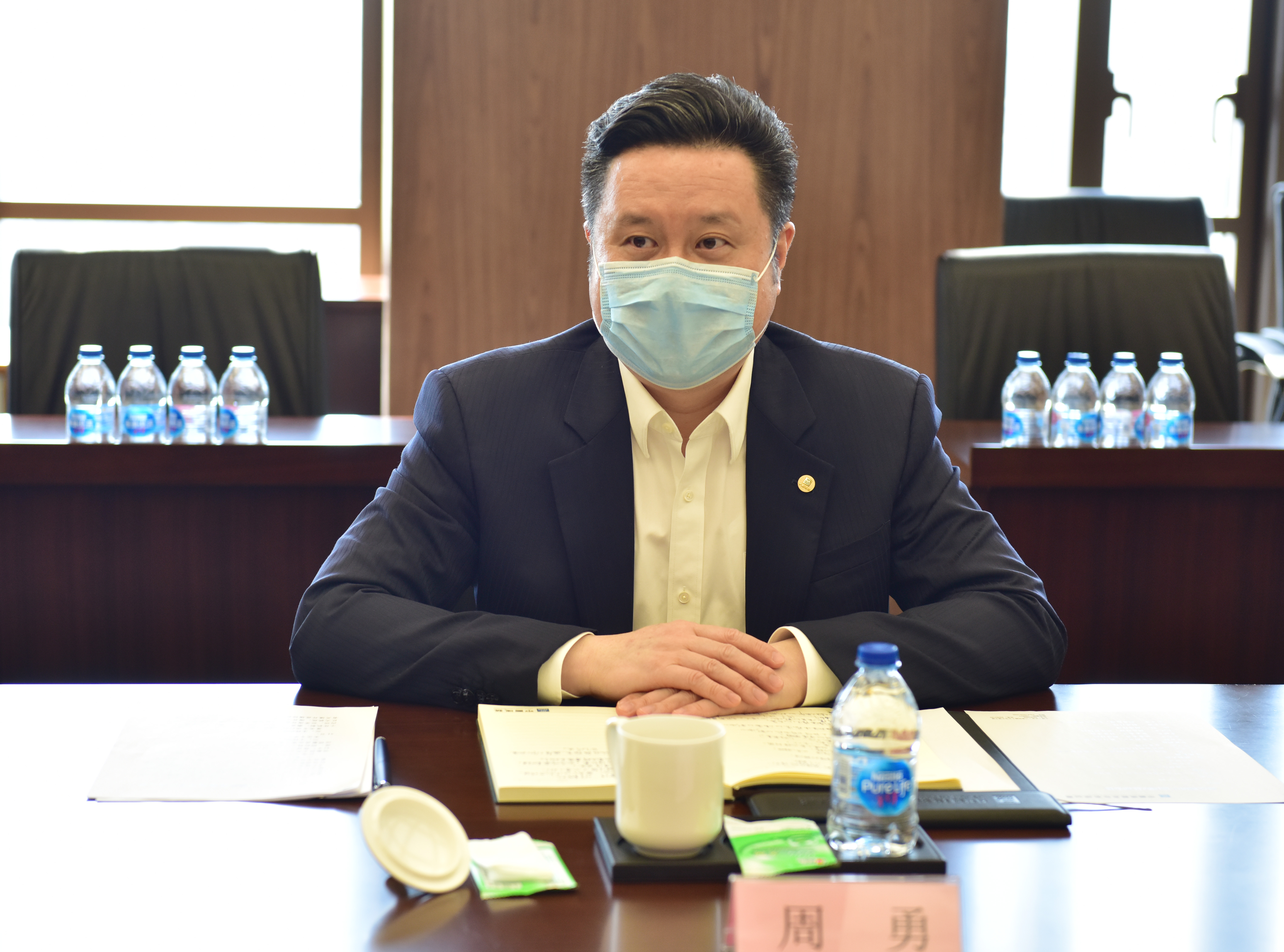 周勇赴中建国际调研指导疫情防控和生产经营工作