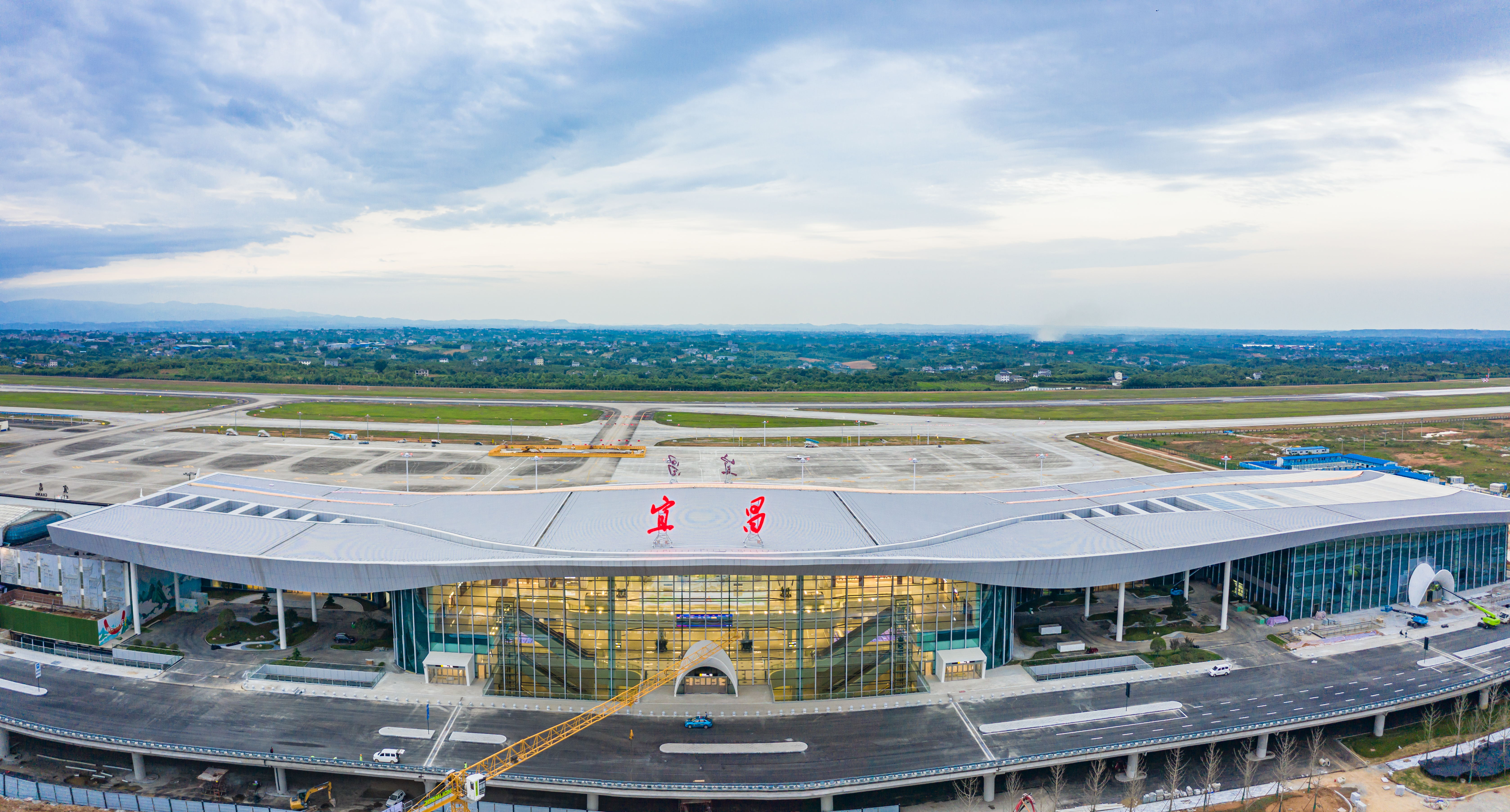中建装饰参建的宜昌三峡机场t2航站楼顺利通过民航行业验收