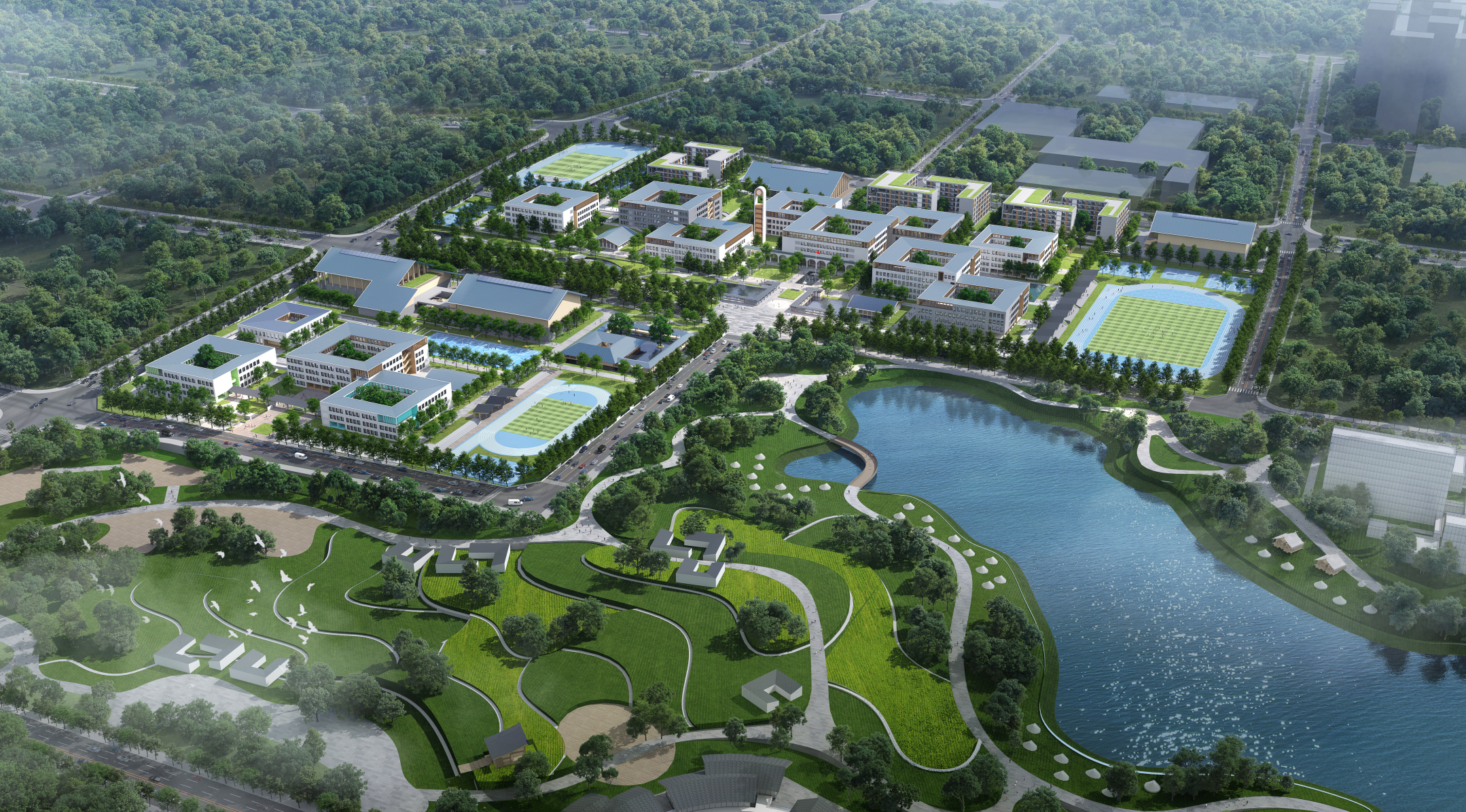 中建科工联合体中标四川眉山天府新区普通高中项目,天府新区眉山职业