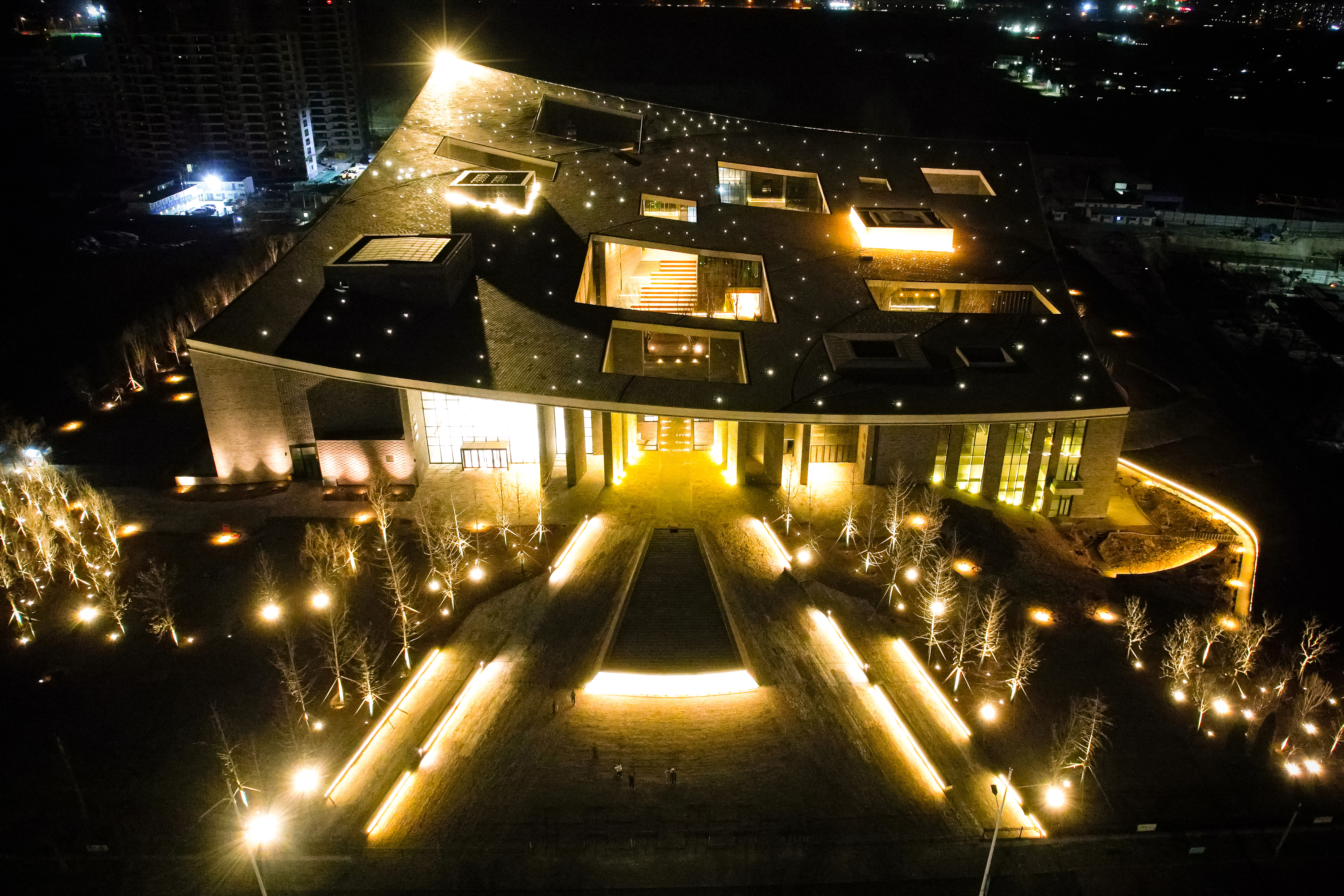 文安文化艺术中心外夜景.jpg 文安文化艺术中心外夜景.jpg