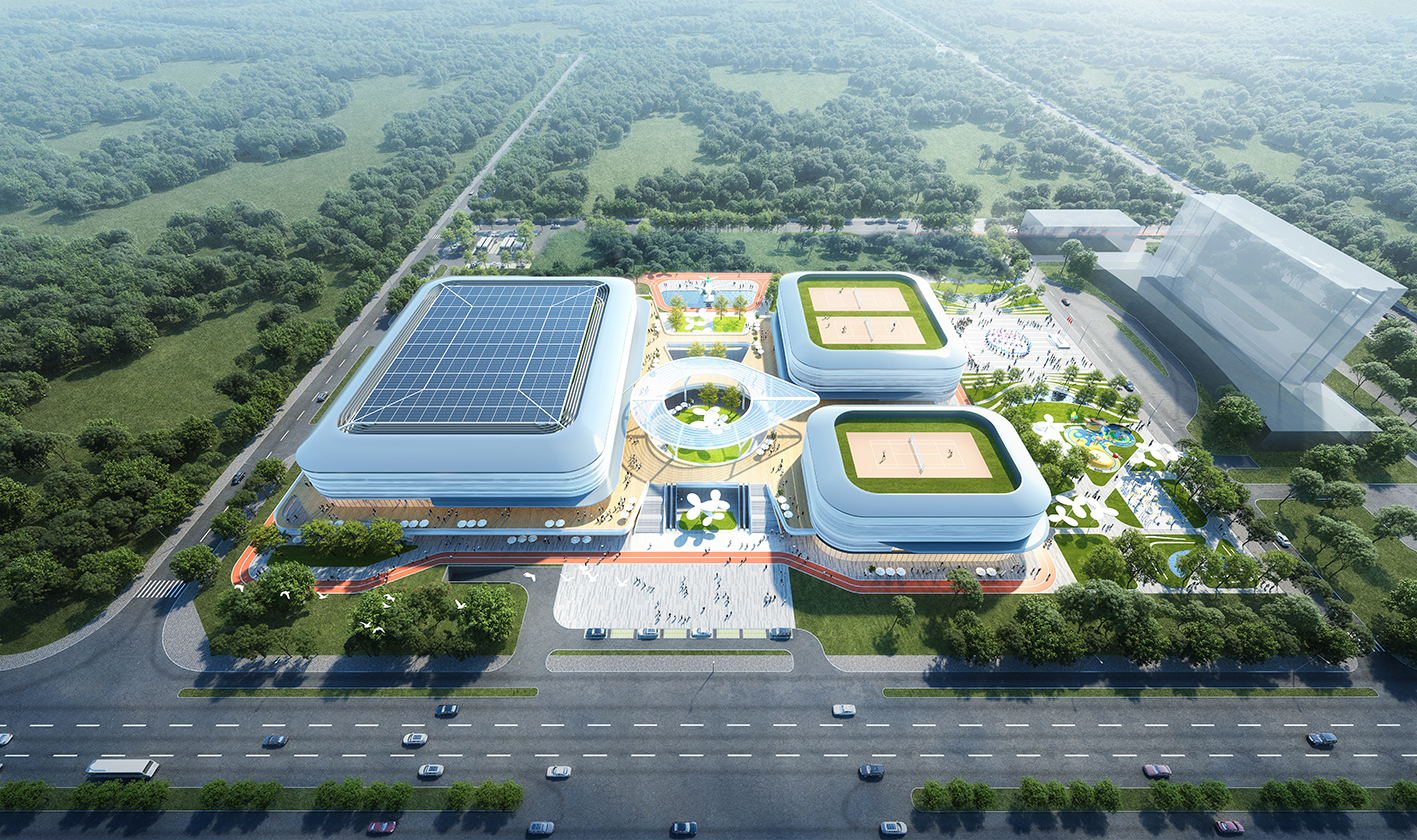 安徽新芜经济开发区航空新城运动中心效果图.png