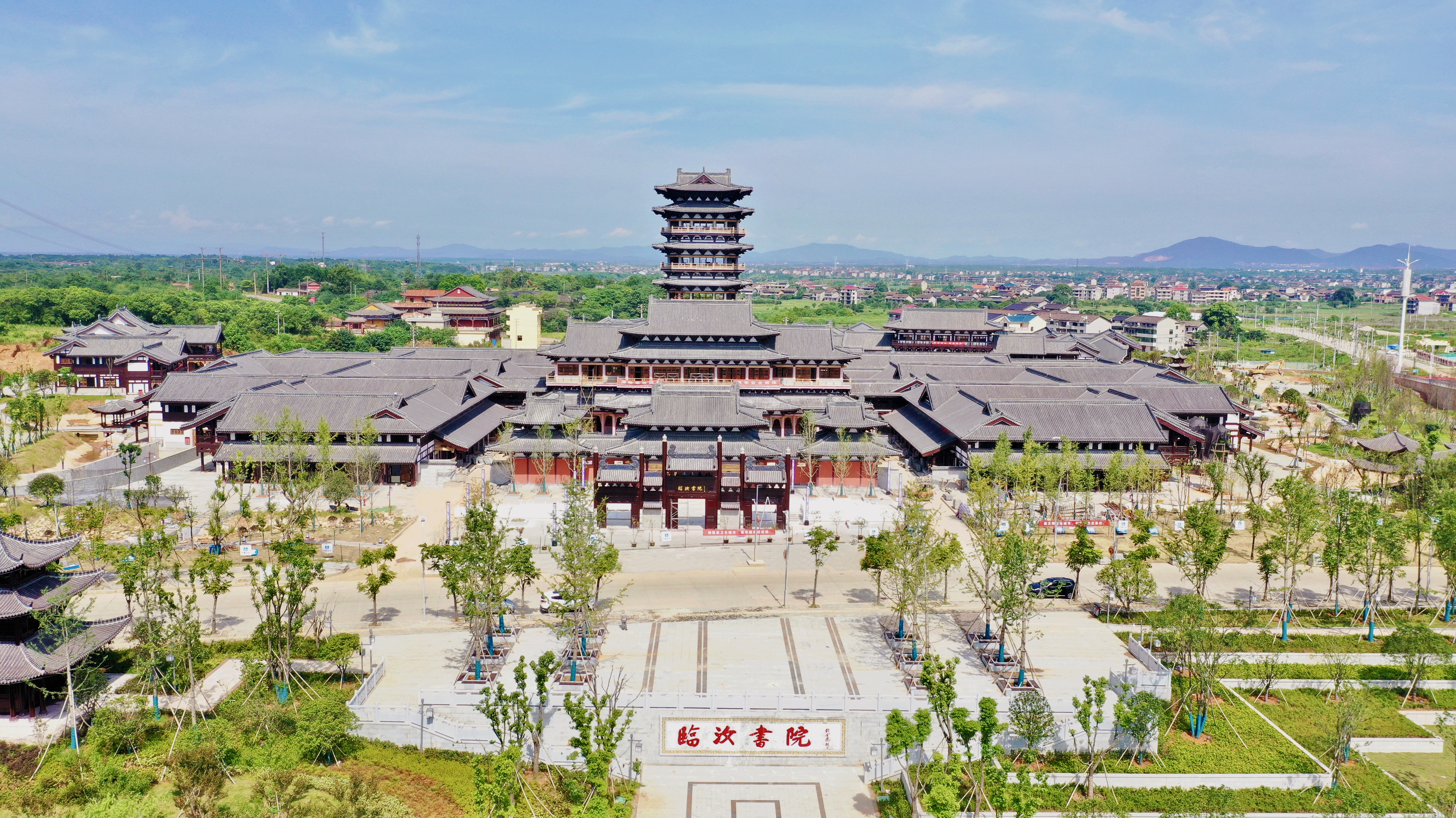 江西省最大仿宋建筑群项目临汝书院完工