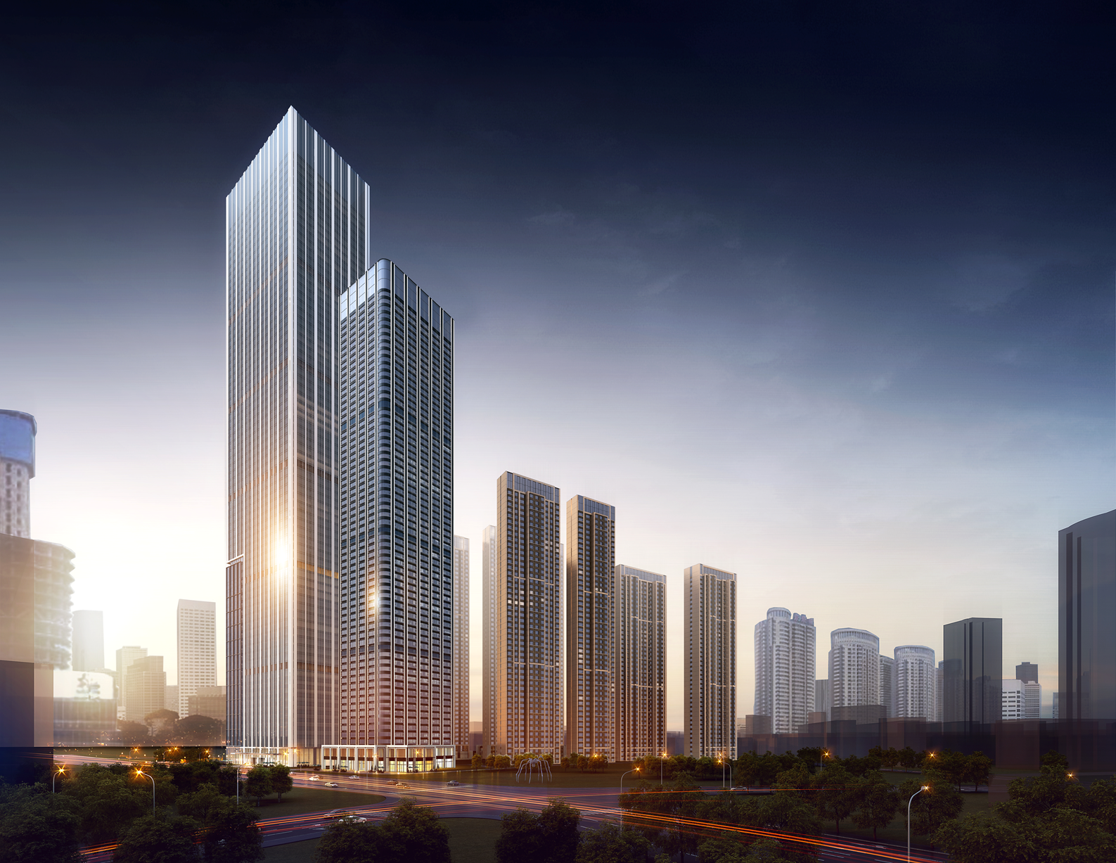 沈阳在施体量最大超高层综合体——沈阳市沈河区金廊22-1项目开工