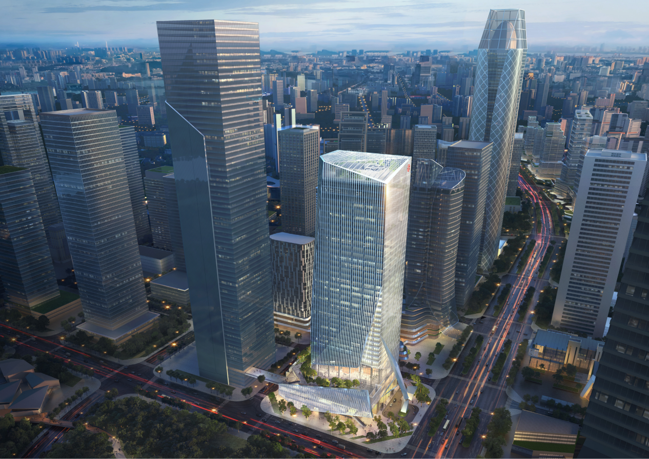 中建三局中标西部股权投资基金基地项目