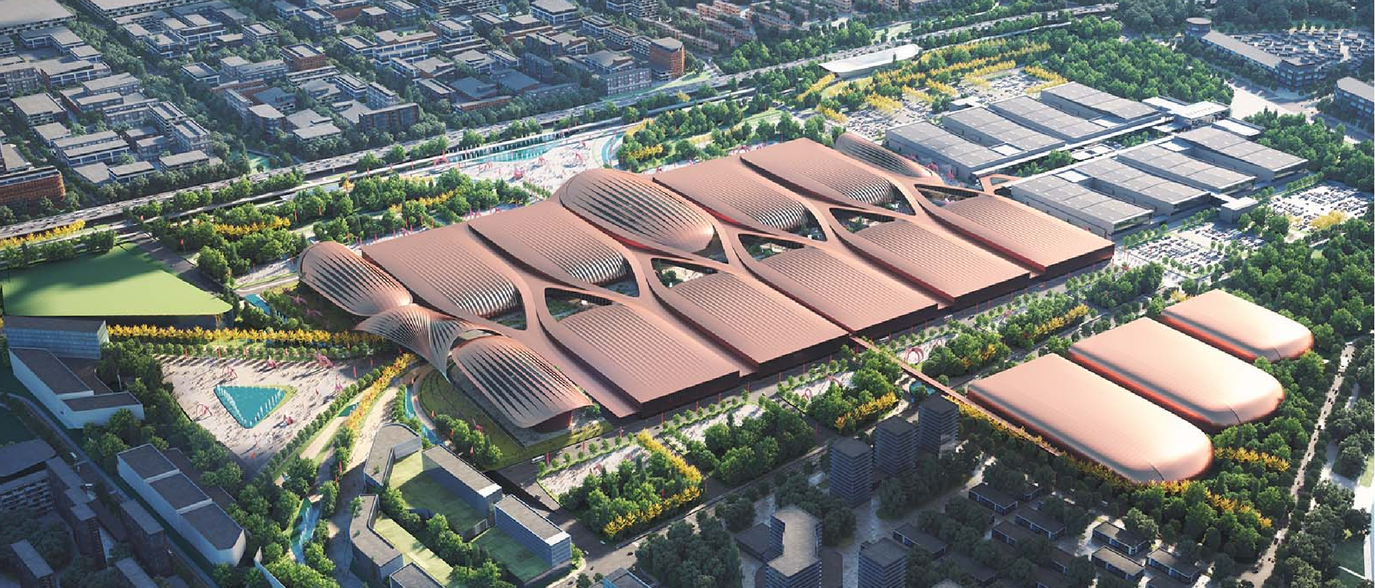 中建二局联合体中标北京新国展二期项目