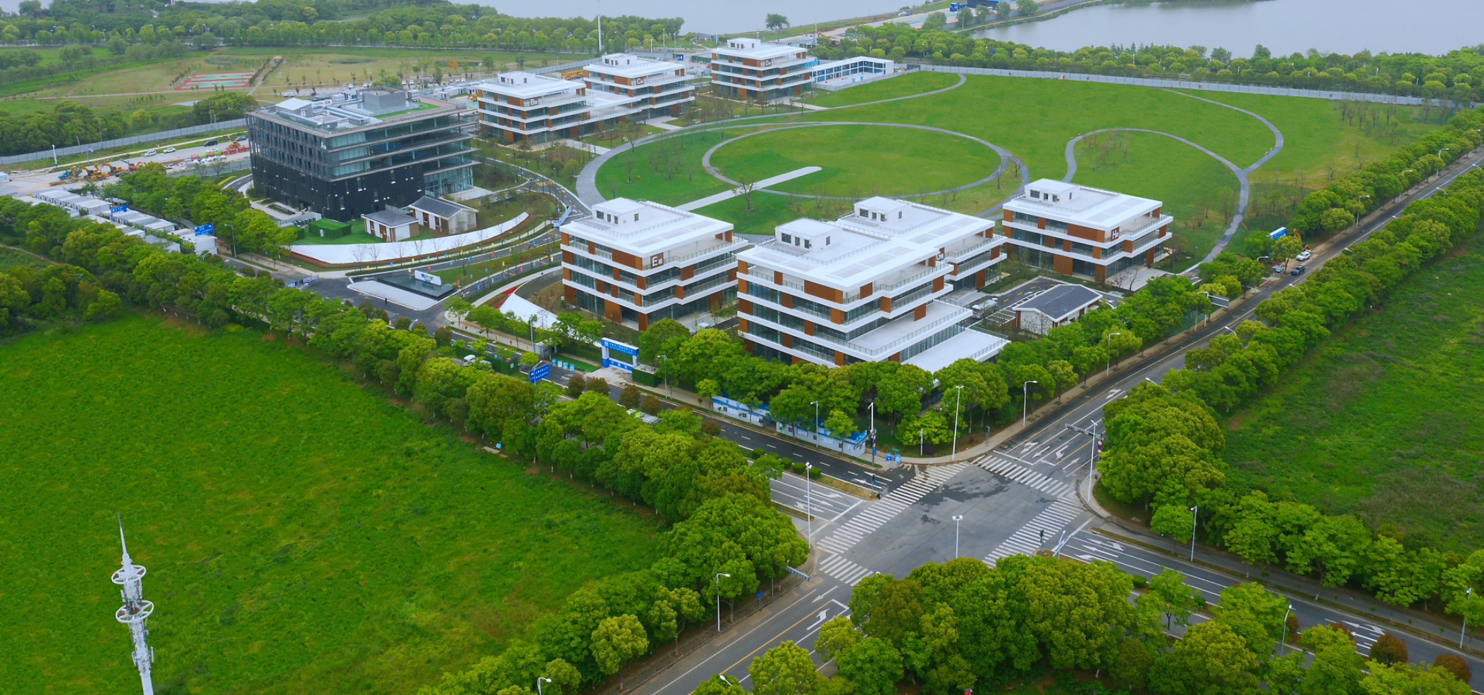 中建科工承建的江苏无锡市宛山湖生态科技城启动示范区一期fepc工程