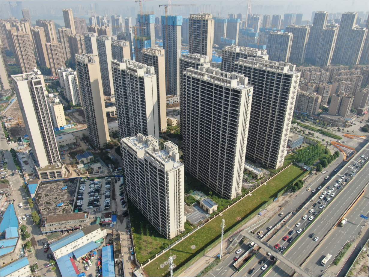 中建三局承建的武汉市核心城区最大的装配式项目全面封顶