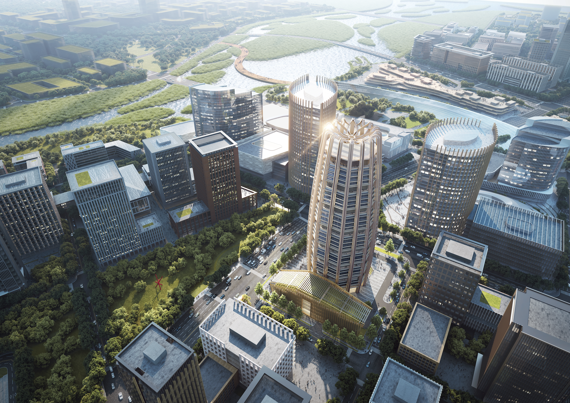 中建二局联合体中标雄安新地标中国中化总部大厦项目