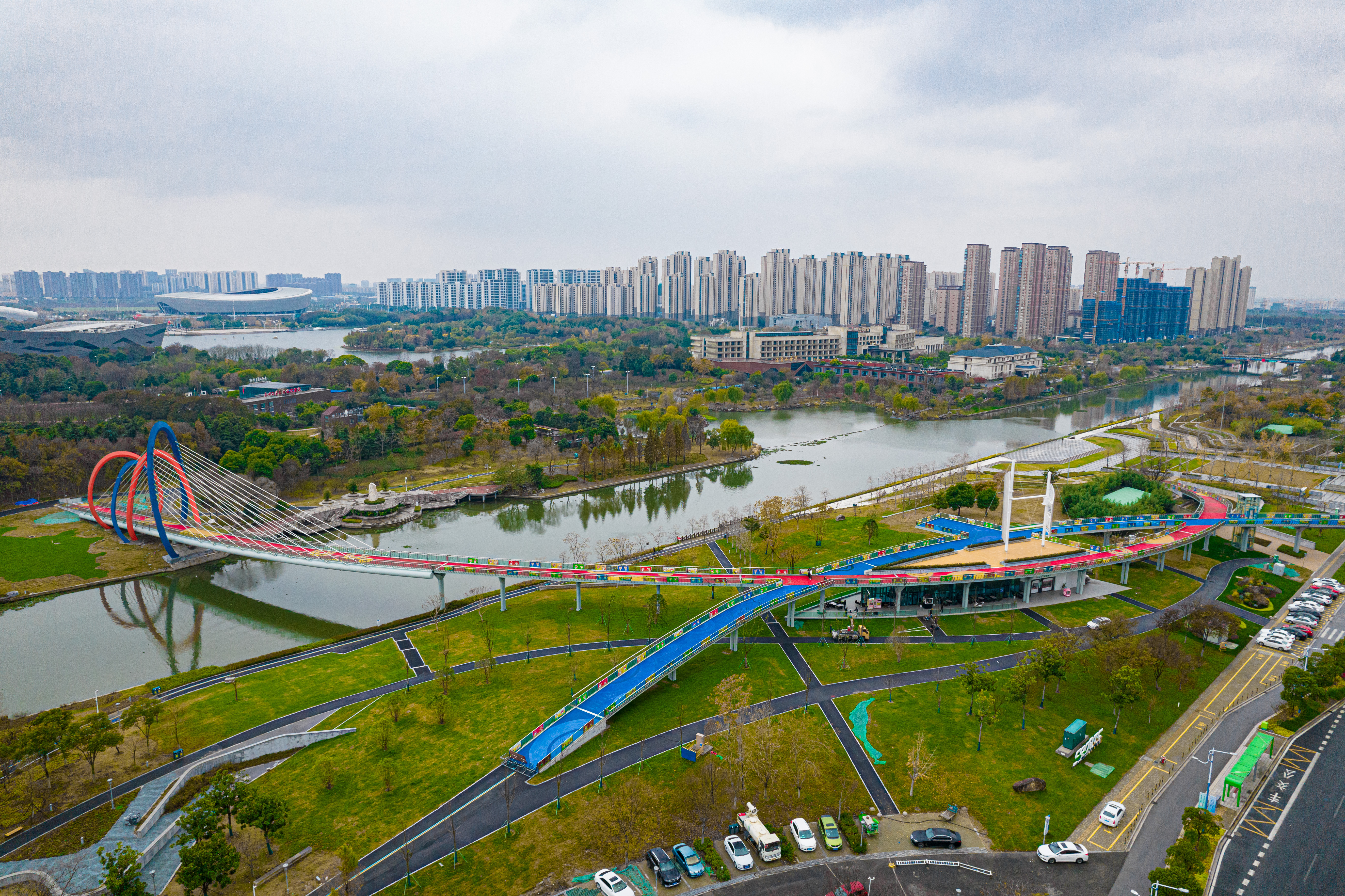 中建科工承建的江苏泰州周山河景观桥项目通过竣工验收
