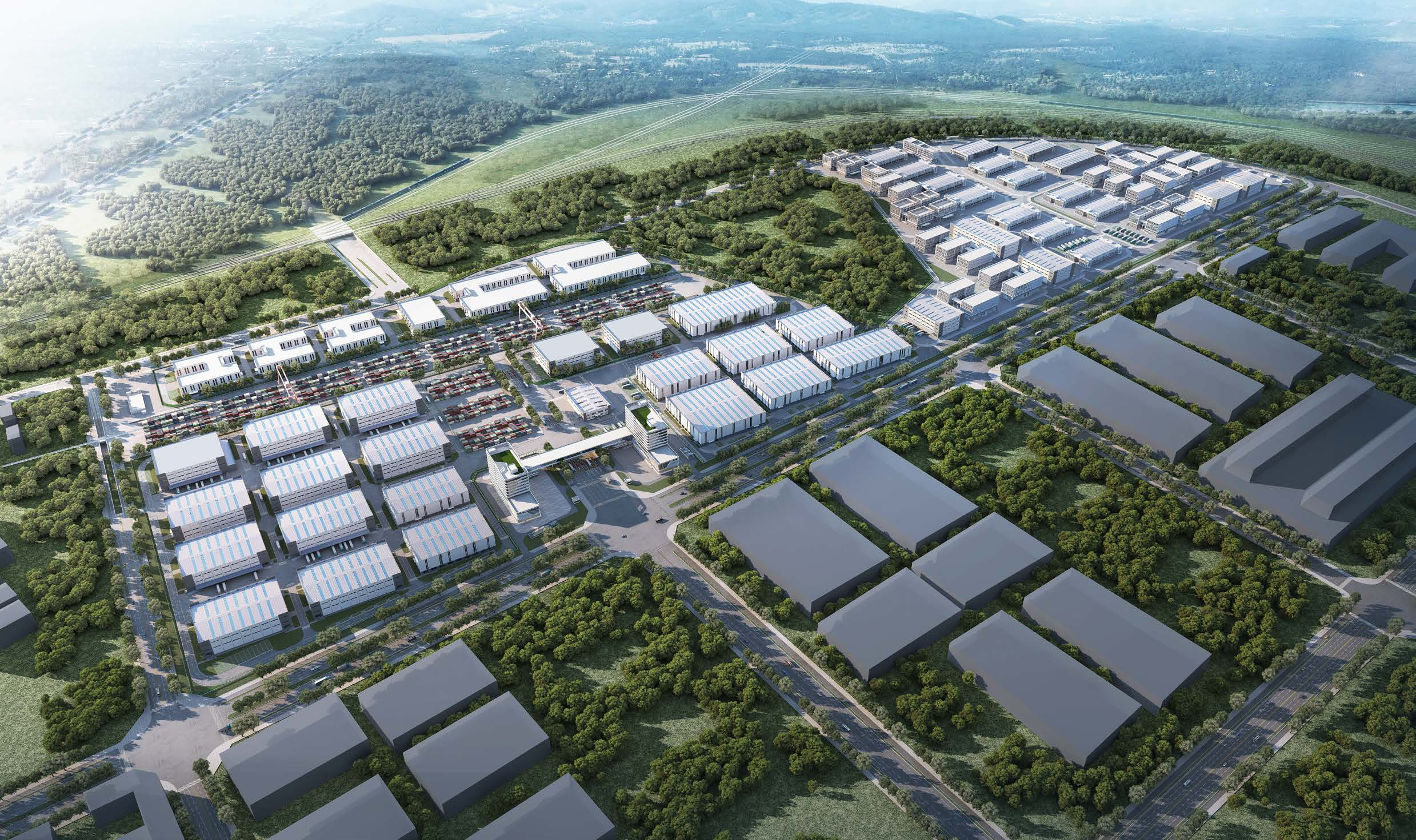 成渝北部农副产品进出口集散中心、成渝北部多式联运建设项目、 成渝北部中欧班列产业园建设项目.jpg