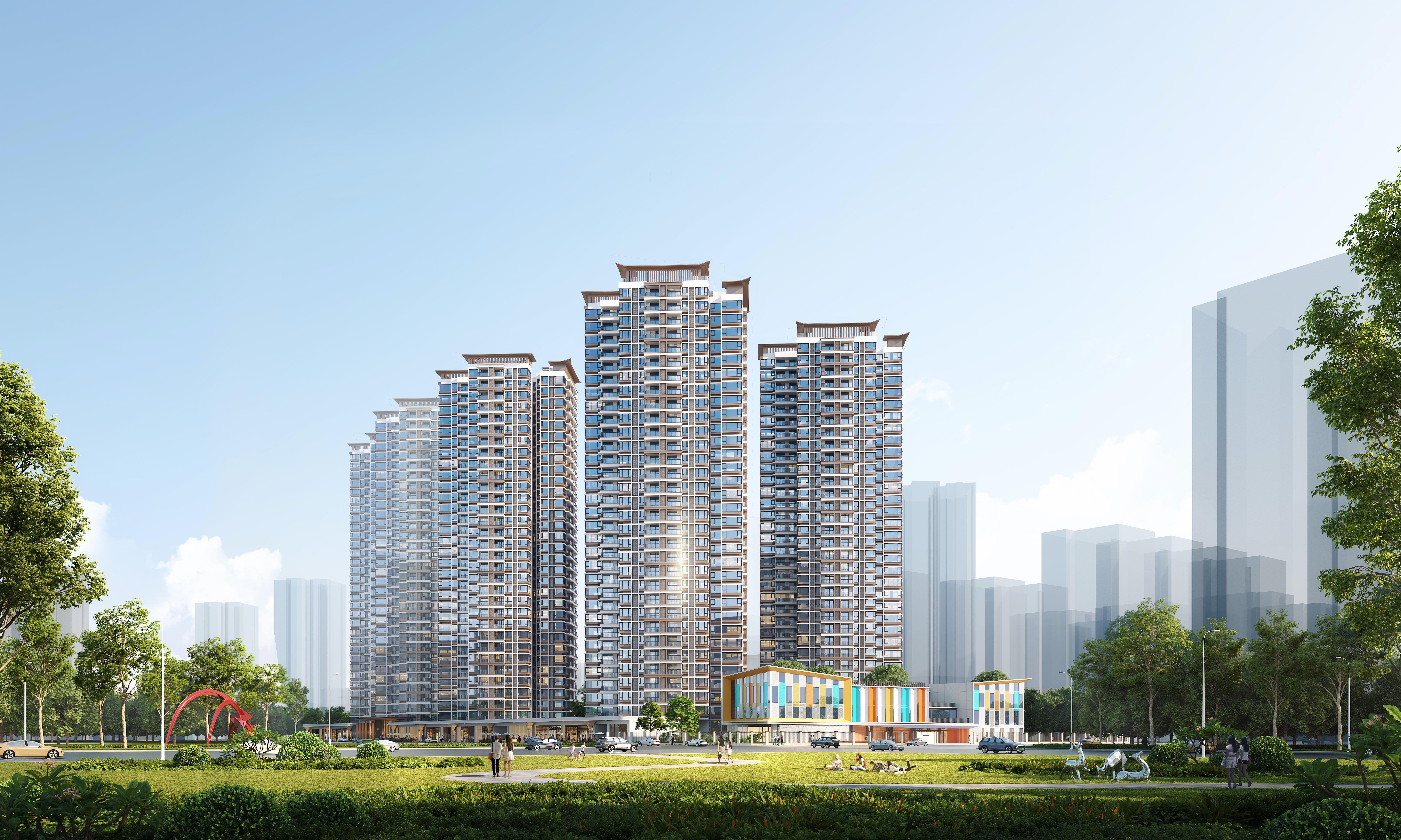 【集团网站投稿】中建三局承建的棠涌村城中村改造首开区第二批安置地块及安置区配套道路项目开工.jpg