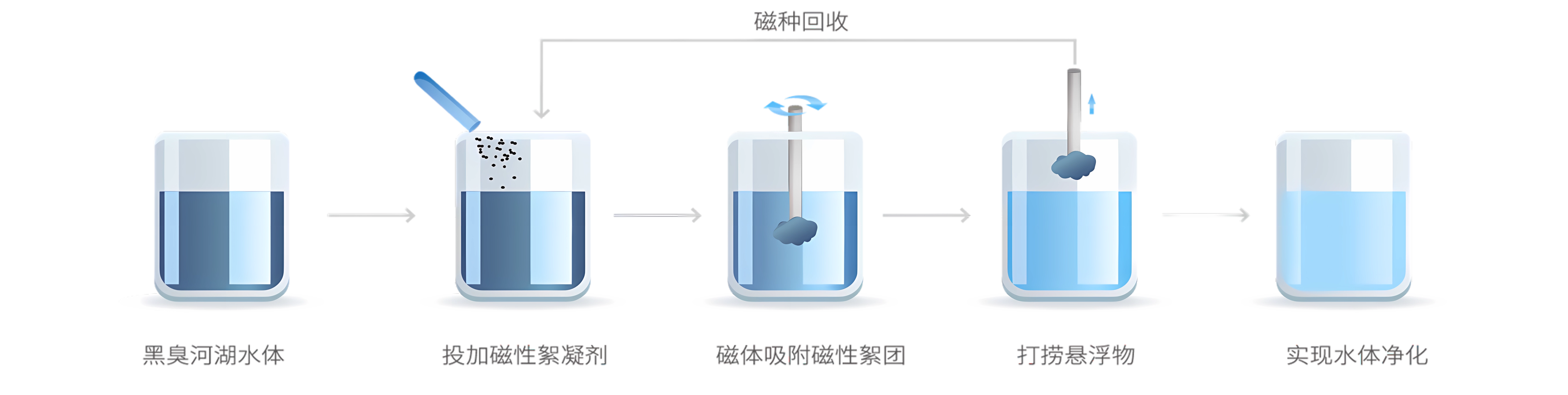 超磁分离水体净化技术工作原理图.png